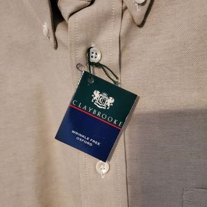 Claybrooke Cotton buttondown tan